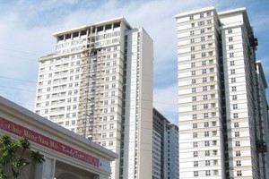 Nhiều khách mua căn hộ tại Dự án chung cư Dương Nội không đồng ý với cách tính diện tích từ tim tường của chủ đầu tư